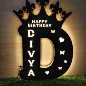 MDF Name Letter LED