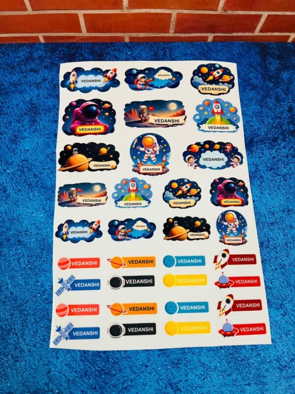 Personalised Sticker Sheet (Any theme and design possible)