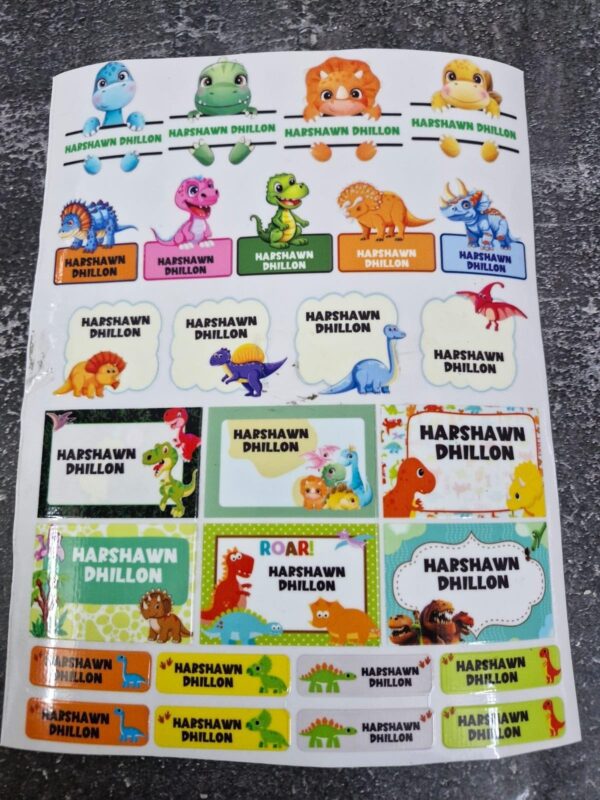Personalised Sticker Sheet (Any theme and design possible) - Image 3