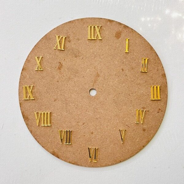 0.7 inch Gold Numbers Clock (Roman and Sticks) - Image 5