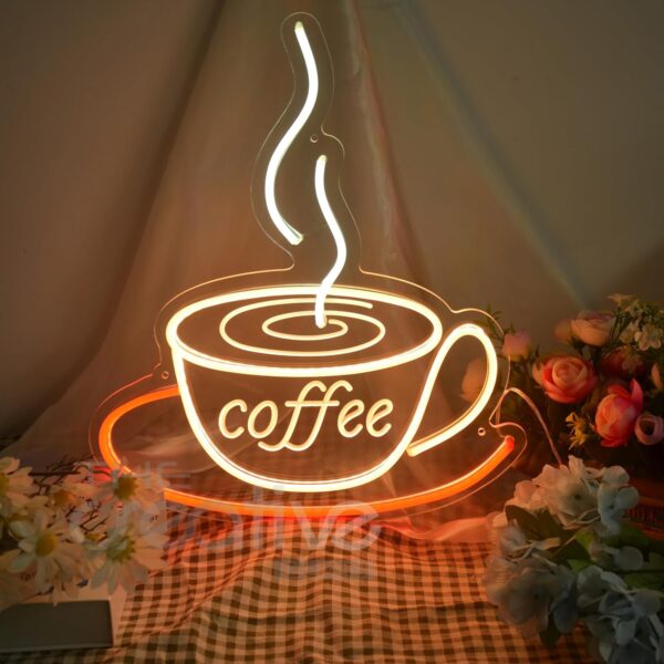 Coffee Neon Sign Coffee LED Sign for Coffee Station, Restaurants, Farmhouse, Kitchen Decoration - Image 6