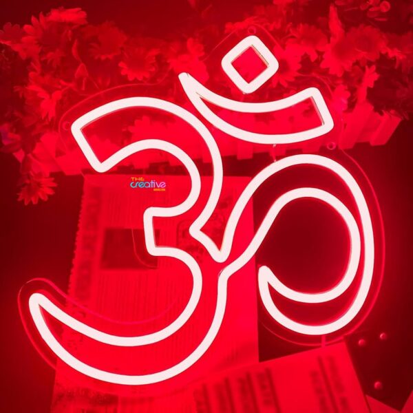 Om Symbol Neon Signs for Yoga Wall Decor, Dimmable Led Neon Light for House - Image 5