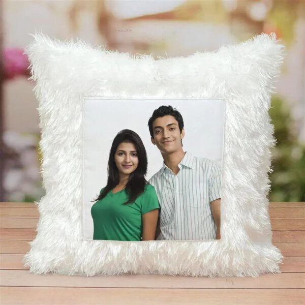 Personalized Cushion Pillow for All Occasions and Gifting, 16 x 16 inch, White, 1 Pieces - Image 4