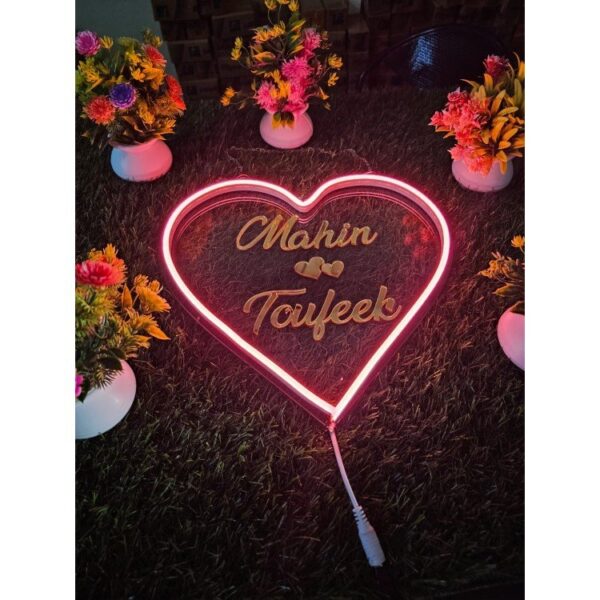 Neon Ring With Couple Frame - Image 5