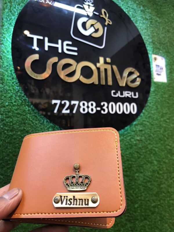 Unique Gift Items Personalised Gift Leather Wallet for Men | Leather Wallet for Men and Boys | Customized Wallet with Name - Image 5