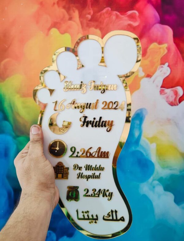 Acrelic Baby Frame-Customized Frame