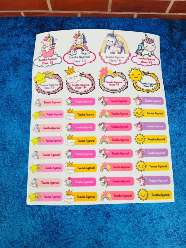 Personalised Sticker Sheet (Any theme and design possible) - Image 6