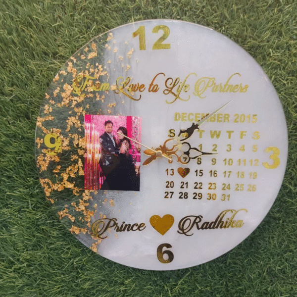 Resin Wall Clock