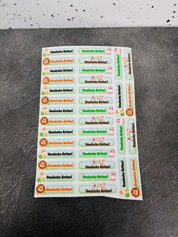 Personalised Sticker Sheet (Any theme and design possible) - Image 4