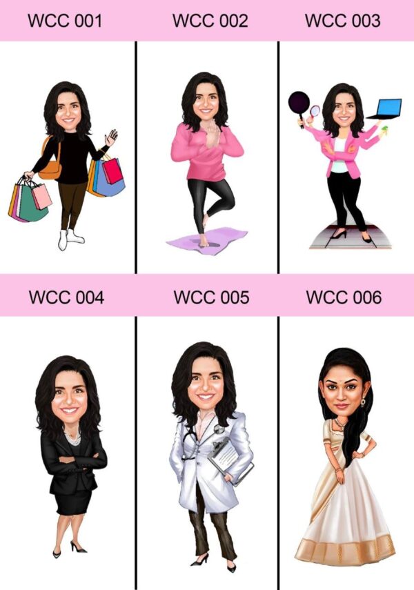 Customized Solo Caricature Table Top - Image 6