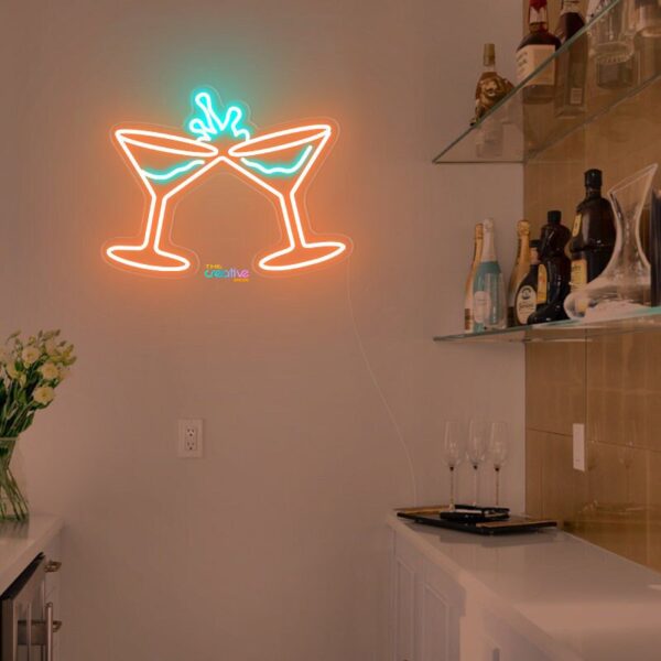 Cocktail Neon Signs for Wall Decor Neon Lights for Bedroom Led Business Signs Suitable for Man Cave Bar Pub Restaurant - Image 2