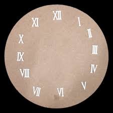 0.7 inch Gold Roman Clock Number Full set