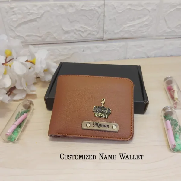 Personalized Leather Men's Wallet - Image 2