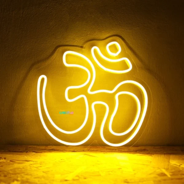 Om Symbol Neon Signs for Yoga Wall Decor, Dimmable Led Neon Light for House - Image 4