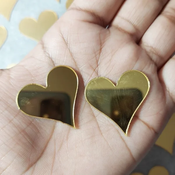 Golden Heart Acrylic - Image 6
