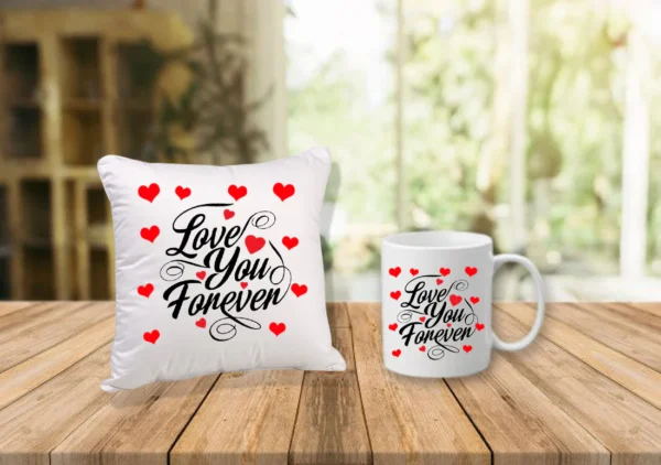 Valentine's Special Cushion & Mug Love Combo - Image 4