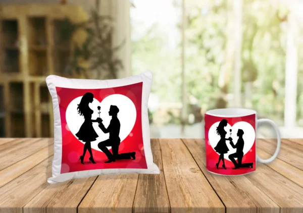 Valentine's Special Cushion & Mug Love Combo - Image 6