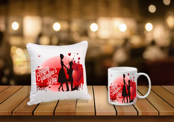 Valentine's Special Cushion & Mug Love Combo - Image 3